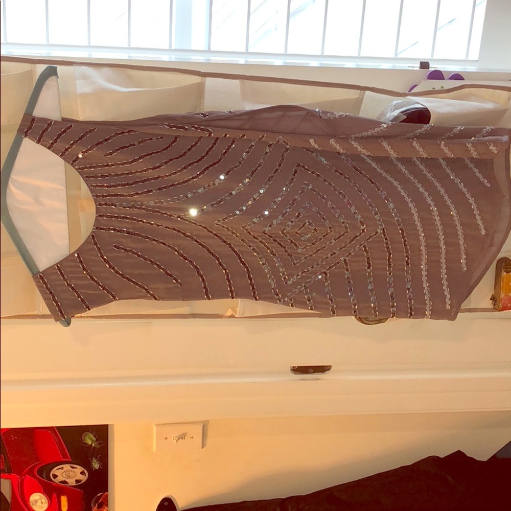 Greylin grey cocktail dress